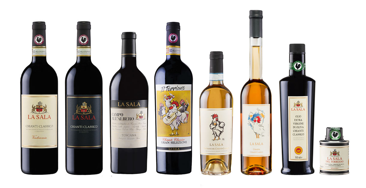 La Sala del Torriano vino chianti classico toscana olio vin santo grappa